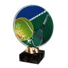Akrylátová trofej CACL2103M14 Tenis