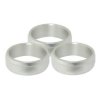 TITANIUM SLOT LOCK RINGS silver - kroužky