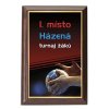 Plaketa  CPLP3M13  házená
