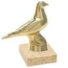 Figurka CF626 holub  zlatá