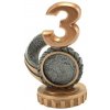 Trofej  CU03 3.místo Výška 8cm