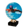 Akrylátová trofej CACL2103M31 Plavání