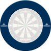 mission dartboard surround logo logo blue g
