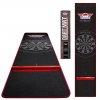 Koberec Carpet Dartmat 300x65cm s dřevěnou červenou čárou red/black