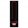 Koberec Carpet Dartmat 300x90cm Finishmat + Oche black/red