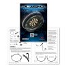 Plasma Dartboard Surround Light & Pro-line Original Black Surround Bundle