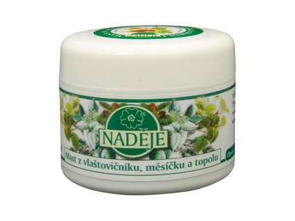 Masť s lastovičníkom, topoľom a nechtíkom - Naděje (Objem 50 ml)