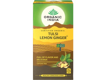 Tulsi s citrónom a zázvorom Organic India