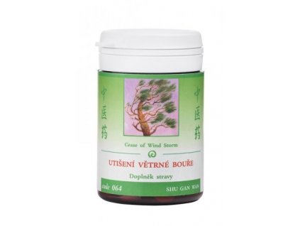 STÍŠENIE VETERNEJ BÚRKY - SHU GAN WAN  - TCM Herbs (Objem 100 tabliet / 30 g)