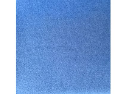 Micro fleece středně modrý