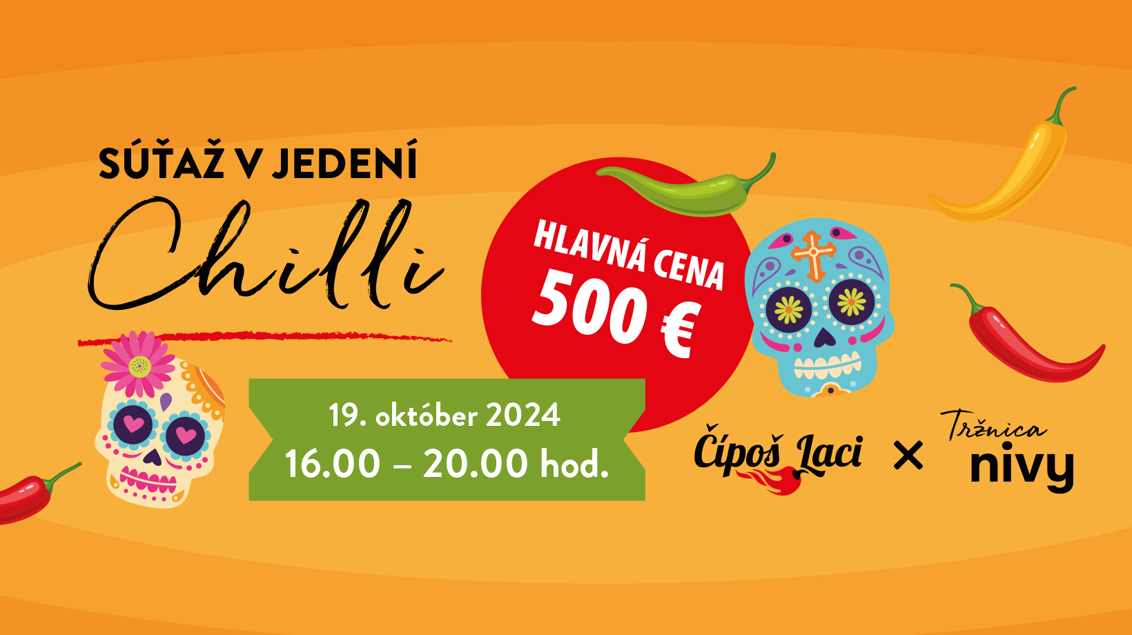 SÚŤAŽ V JEDENÍ CHILLI - NIVY CENTRUM BRATISLAVA
