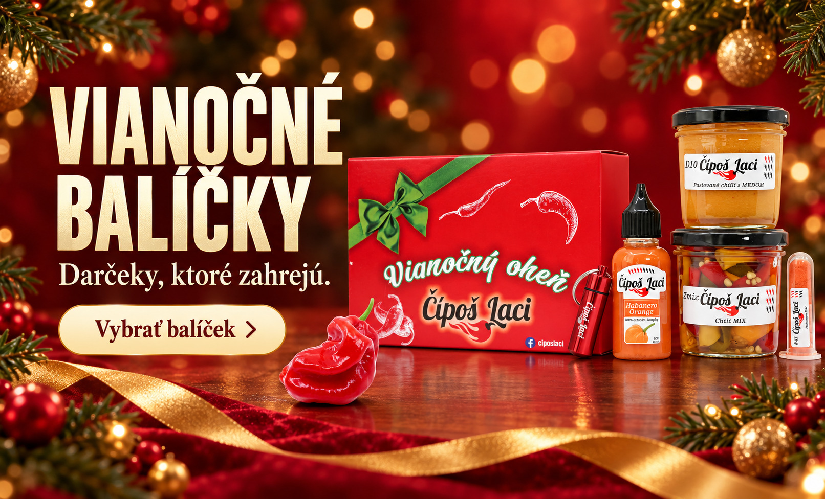 Vianočné balíčky – darčeky, ktoré zahrejú