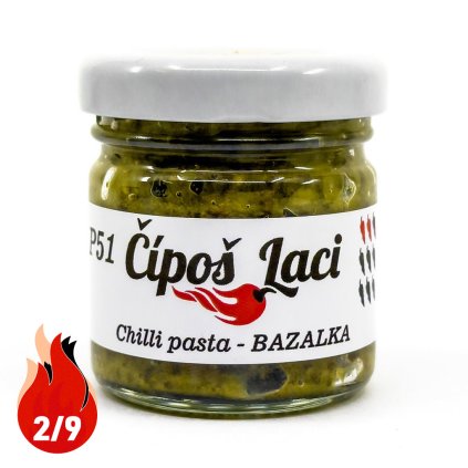 Chilli pasta - cesnaková BAZALKA 2p