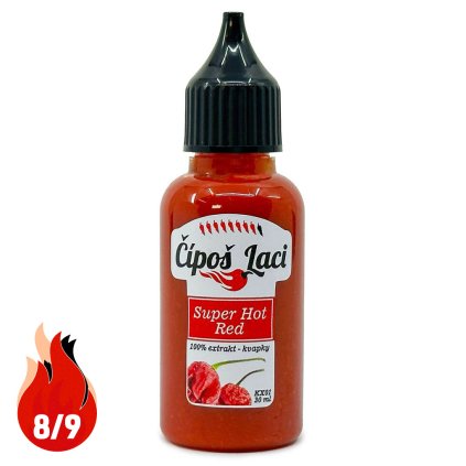 Chilli kvapky - Super Hot Red 8p 30ml