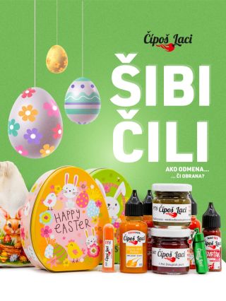 Špiľavé odmeny pre šibačov aj oblievačov nájdete na našom e-shope 🐣🌶️ Darčekové chilli balíčky 🌶️🎁 #chilli #ciposlaci