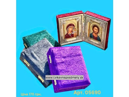 Ikona v zamatovom ráme