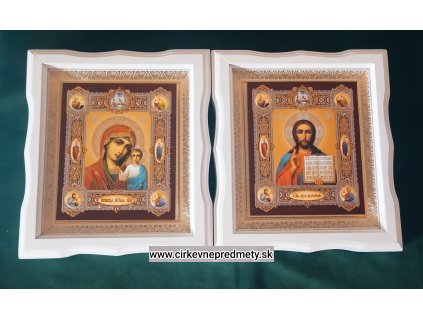 Ikona dvojice-Krista Pantokrata a Kazaňskej Bohorodičky 20