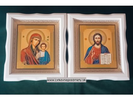 Ikona dvojice-Krista Pantokrata a Kazaňskej Bohorodičky 21