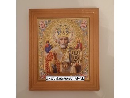 Svätý Mikulaš drevený rám