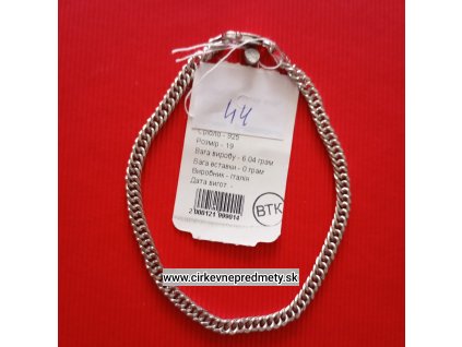 Náramok strieborný