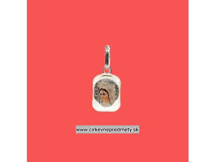 Strieborný prívesok Panna Mária 3