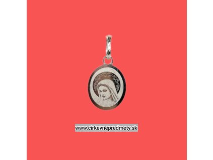 Strieborný prívesok Panna Mária 4