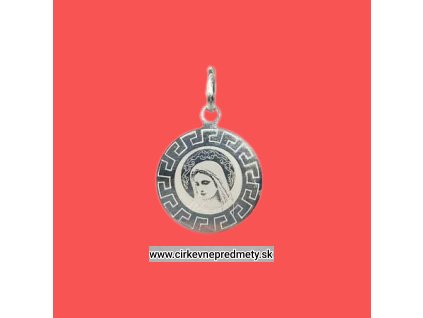 Strieborný prívesok Panna Mária 5
