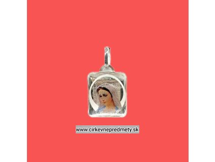 Strieborný prívesok Panna Mária 11