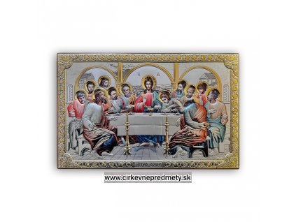 Strieborná ikona Posledná večera