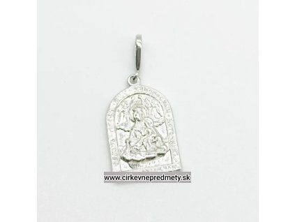 Strieborný prívesok Presvätnej Bohorodičky Životodarný prameň