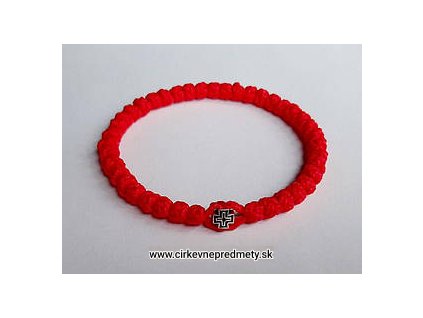 Náramok ručne pletený farebný