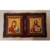 Ikona dvojice-Krista Pantokrata a Kazaňskej Bohorodičky 7