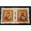 Ikona dvojice-Krista Pantokrata a Kazaňskej Bohorodičky 7
