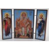 Ikona drevená triptych