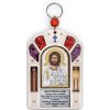 Kľučenka so striebornou ikonou Požehnanie domu Ježiša