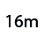 16 metrů