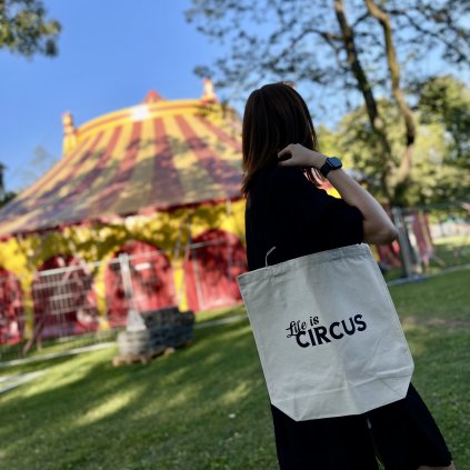 Plátěná taška | Life is circus | CRCS FSHN