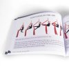 Introduction to aerial silks book Open book close up