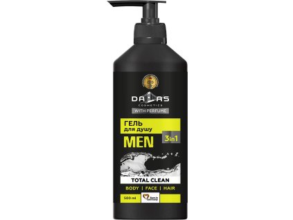 Sprchový gel DALAS 3v1 total clean 500 ml
