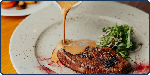 Fotografie restaurace/kavárny používájící filtr AQUA VIVA