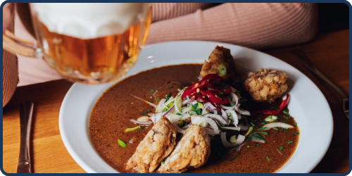 Fotografie restaurace/kavárny používájící filtr AQUA VIVA