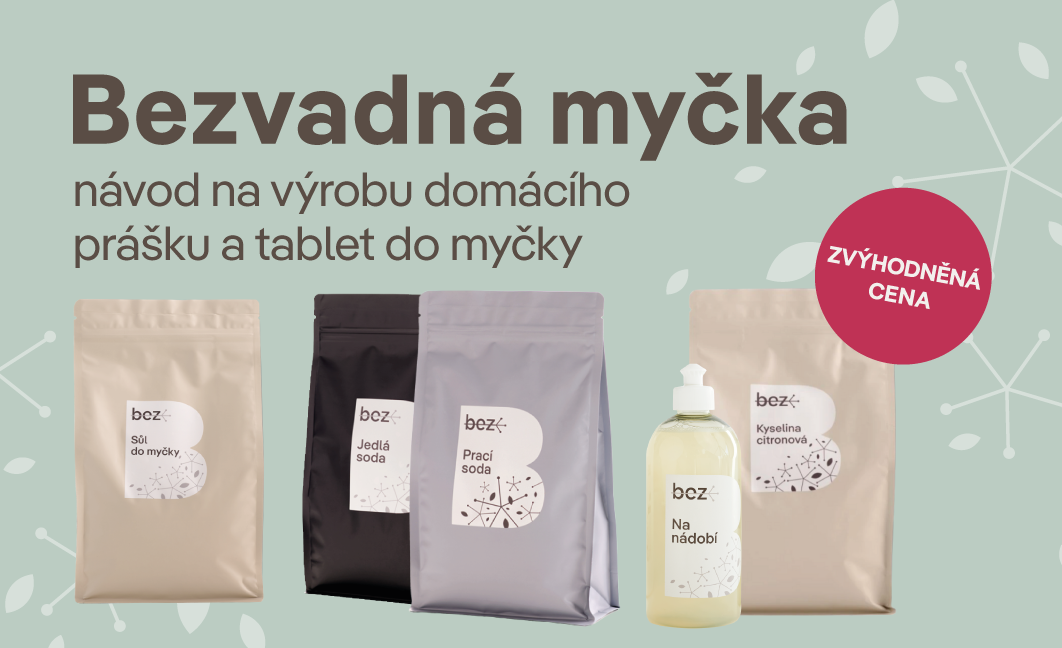 Bezvadná myčka - balíček na výrobu domácího ekologického prášku či tablet do myčky