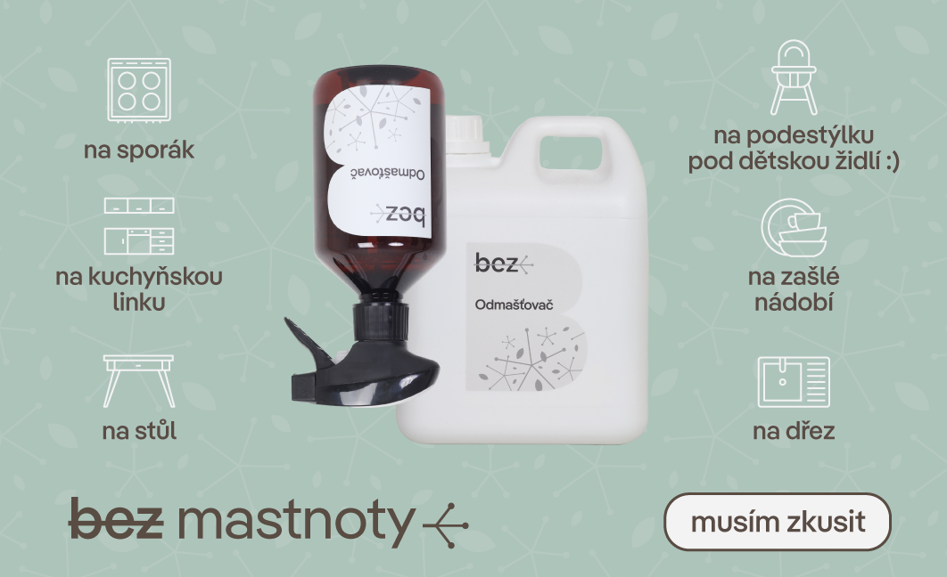 Banner Bez Odmašťovač - ekologický odmašťovač na odolnou mastnotu a špínu