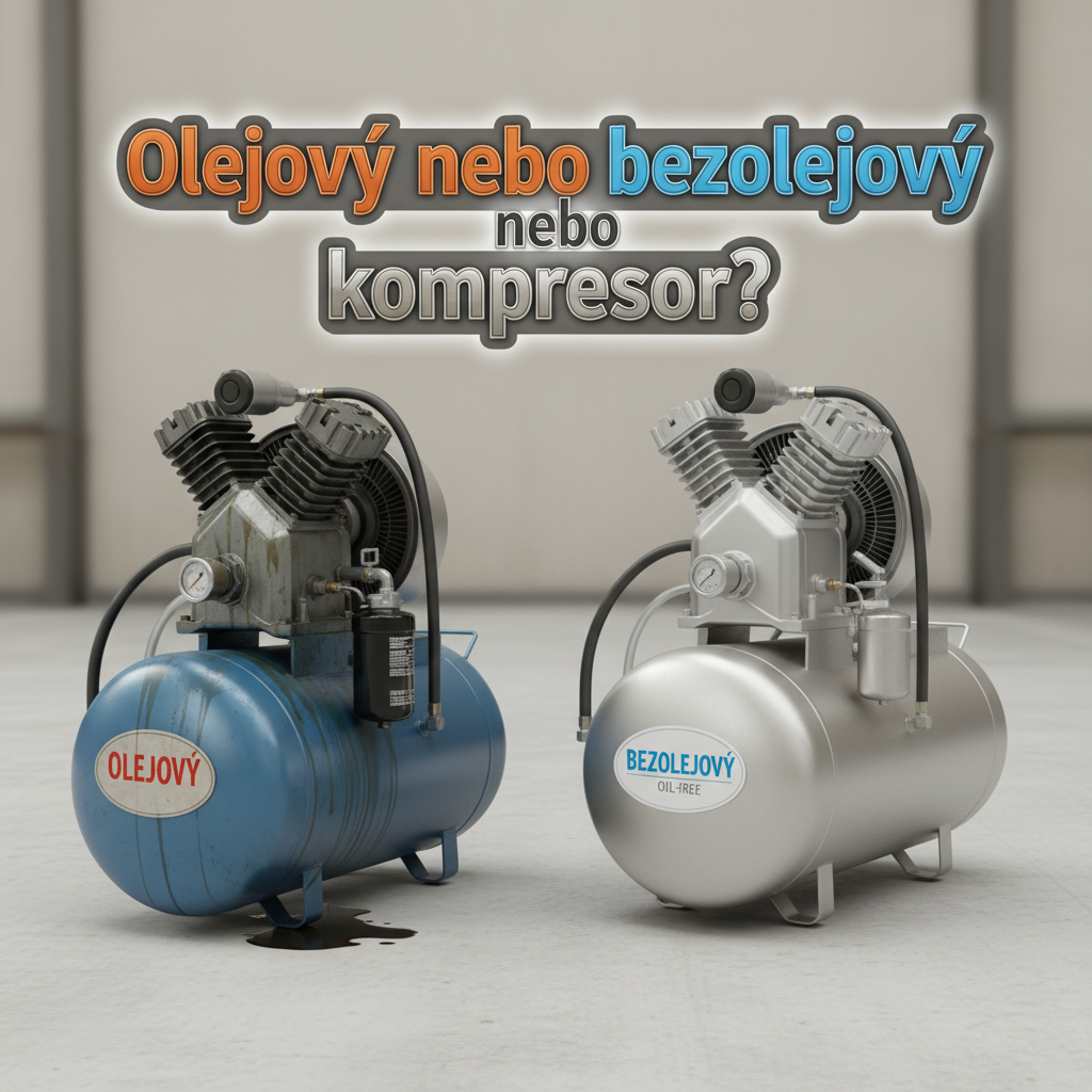 Olejový nebo bezolejový kompresor?