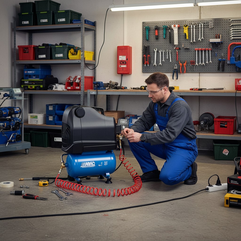 Jak instalovat pístový kompresor?