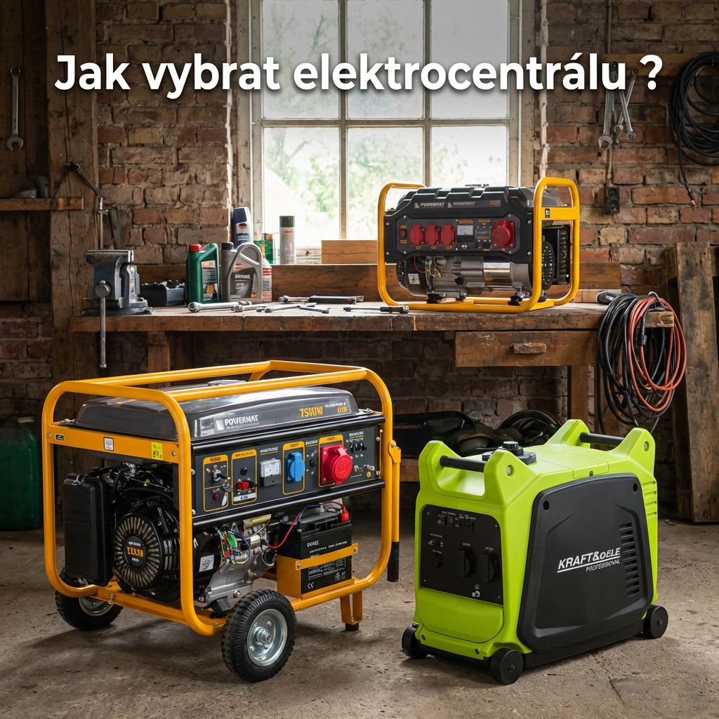 Jak vybrat elektrocentrálu bez zbytečných chyb + Kalkulačka výkonu elektrocentrály