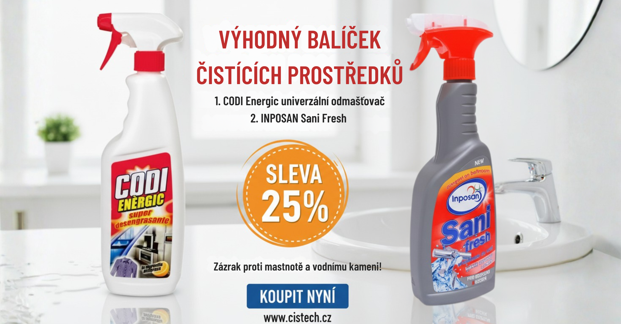 Akční balíček Codi a Sani Fresh