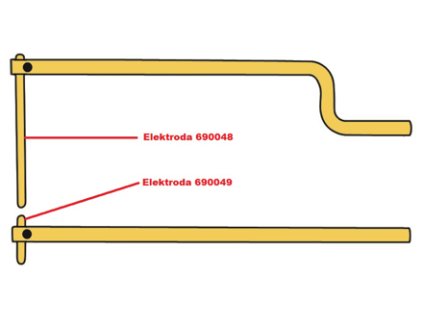Elektroda pro čelisti XA9 Telwin 690049