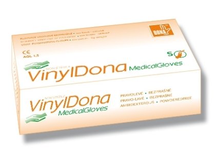 1782 rukavice vinylove vel s 100 ks