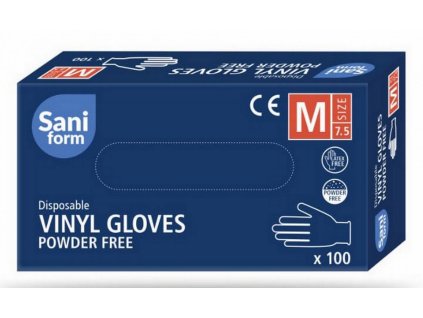 1827 rukavice vinylove vel m 100 ks